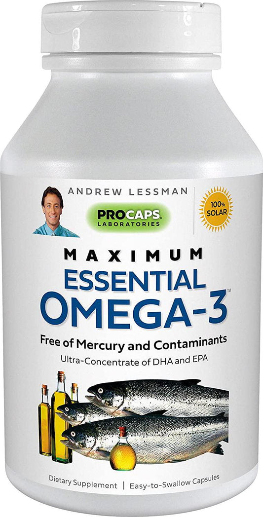 Andrew Lessman Maximum Essential Omega-3 - Unflavored, 360 Softgels