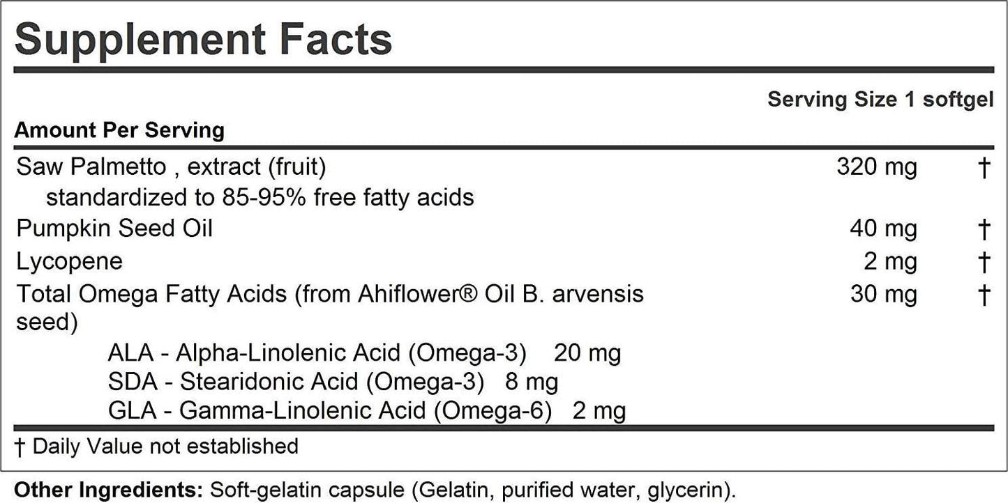 Andrew Lessman Prostate Support, 30 Softgels
