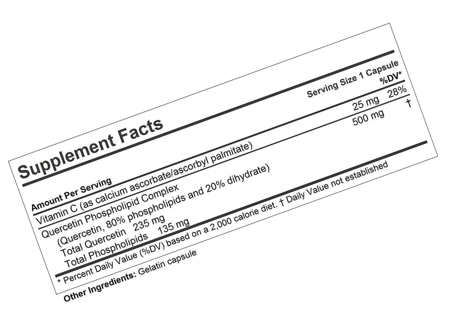 Andrew Lessman Quercetin 500-60 Capsules - 500 mg Unique Quercetin Phospholipid Complex, Highly Absorbable Formula to Support Healthy Heart, Circulatory and Immune Function. No Additives.