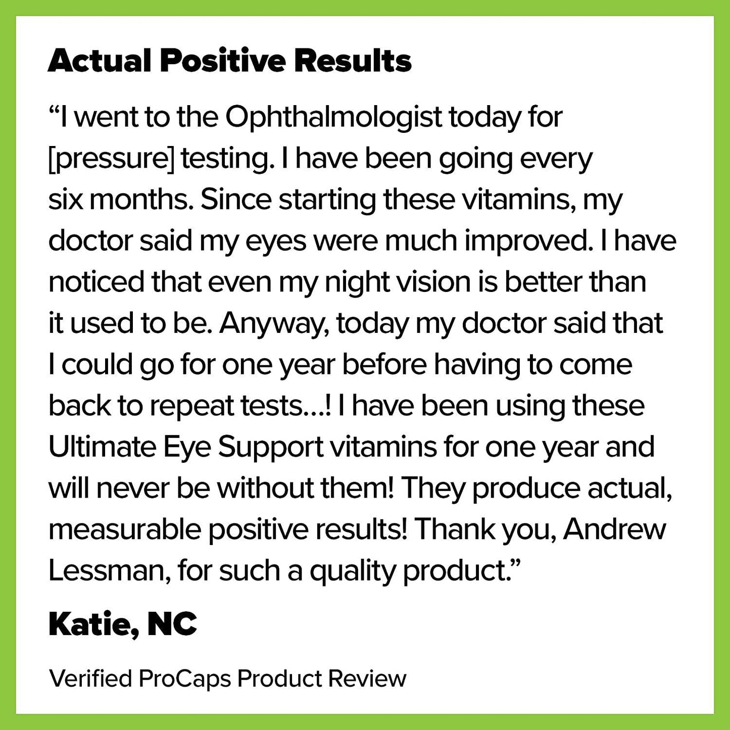 Andrew Lessman Ultimate Eye Support 30 Capsules - 10mg Lutein, 5mg Zeaxanthin, Bilberry, Key Nutrients to Support Eye Health and Promote Healthy Vision. No Additives. Easy to Swallow Capsules
