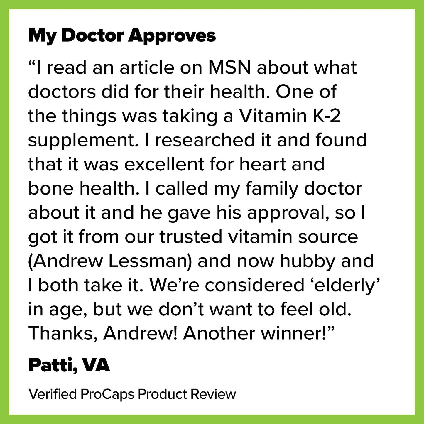 Andrew Lessman Vitamin K2 MK-7 120, 60 Softgels