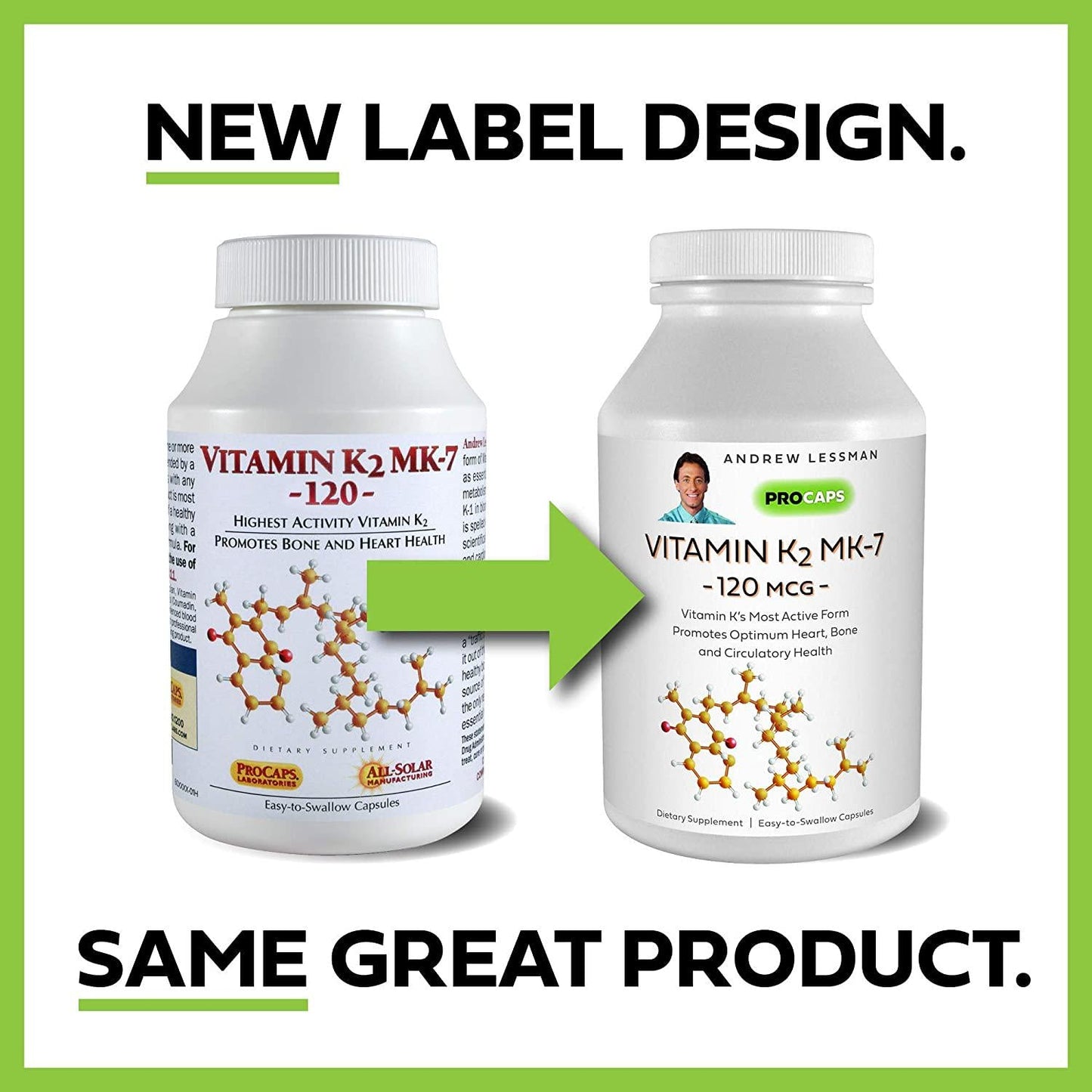 Andrew Lessman Vitamin K2 MK-7 120, 60 Softgels