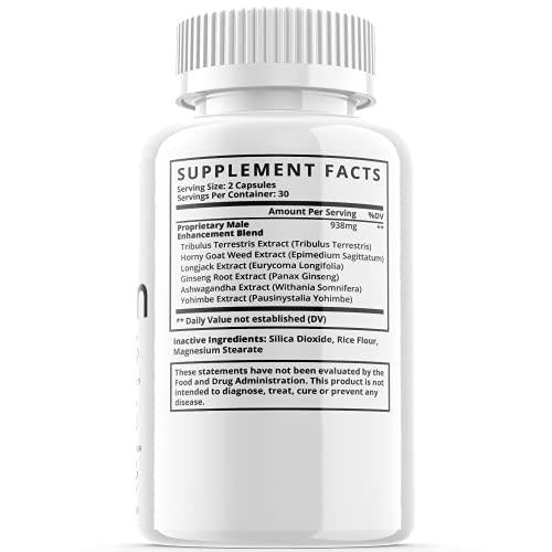 Androrexin Male Strength Support Pills Advanced Formula Supplement for Men (1 Pack)