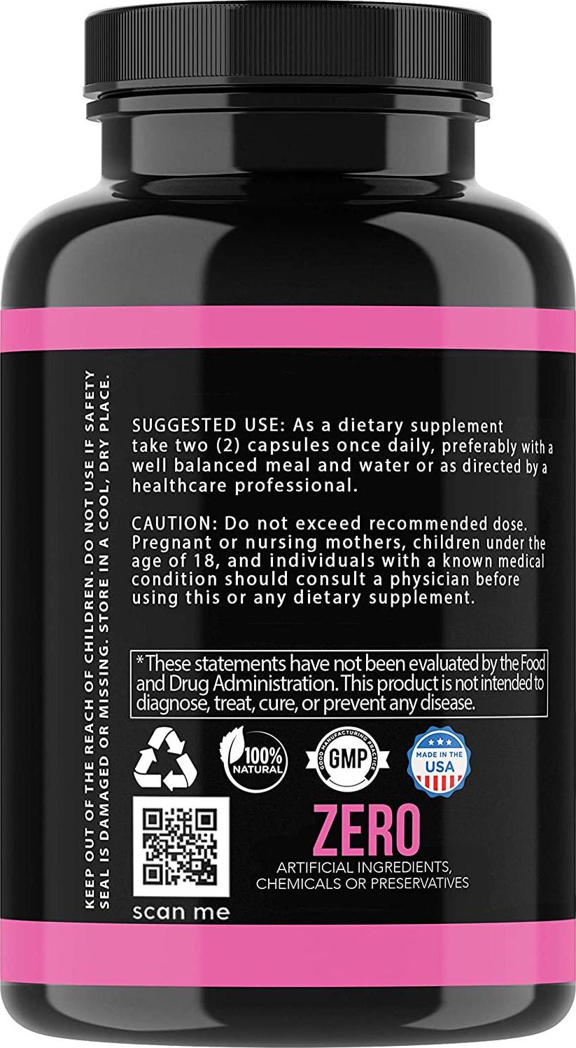 Angry Supplements Hot and Skinny Thermogenic Diet Pills, Weight Loss Capsules for Women, Fast Fat Burning, Non-GMO All-Natural Metabolism Booster, Appetite Suppressant (1-Bottle, 60 ct)