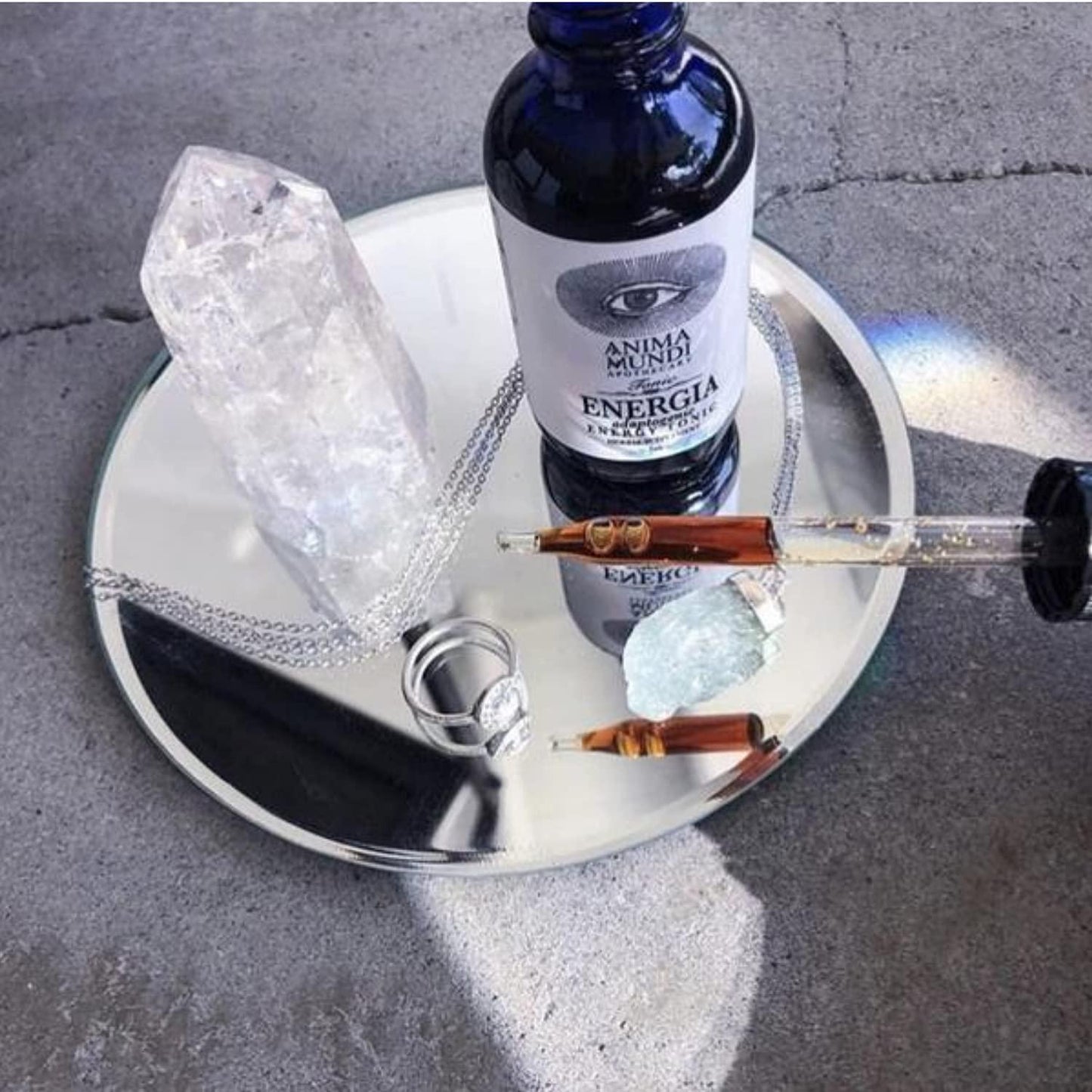 Anima Mundi Energia Adaptogenic Energy Support Tonic - Liquid Herbal Extract Supplement with Green Coffee, Guarana, Brazilian Ginseng and Rhodiola - Adrenal Energy Support Supplement (2oz / 60ml)