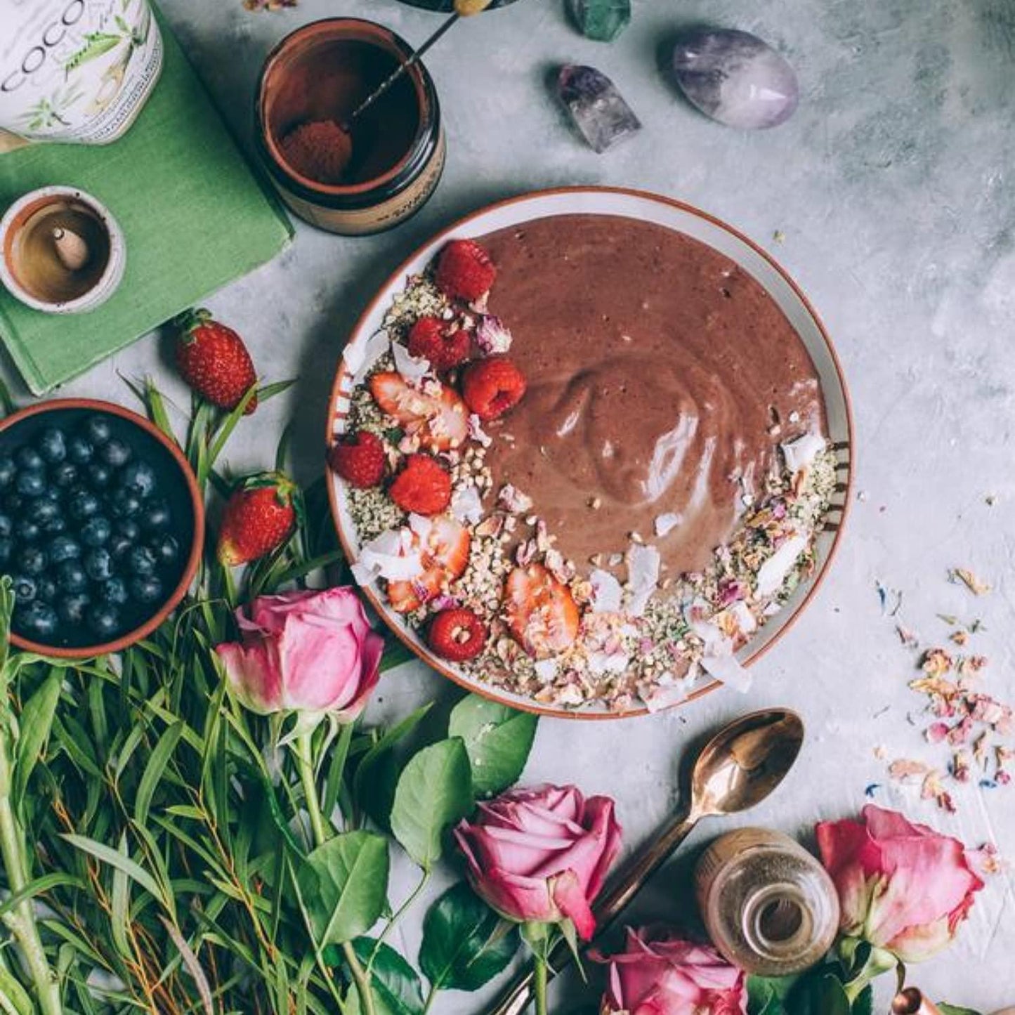 Anima Mundi Mangosteen Hibiscus Beauty Tonic - Organic Mangosteen Fruit Powder with Hibiscus Flower - Contains Naturally-Occurring Vitamin C from Mangosteen for Skin and Immune Support (4oz / 113g)