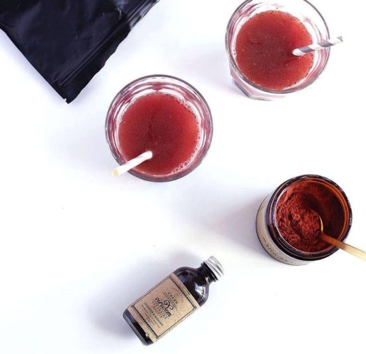 Anima Mundi Mangosteen Hibiscus Beauty Tonic - Organic Mangosteen Fruit Powder with Hibiscus Flower - Contains Naturally-Occurring Vitamin C from Mangosteen for Skin and Immune Support (4oz / 113g)