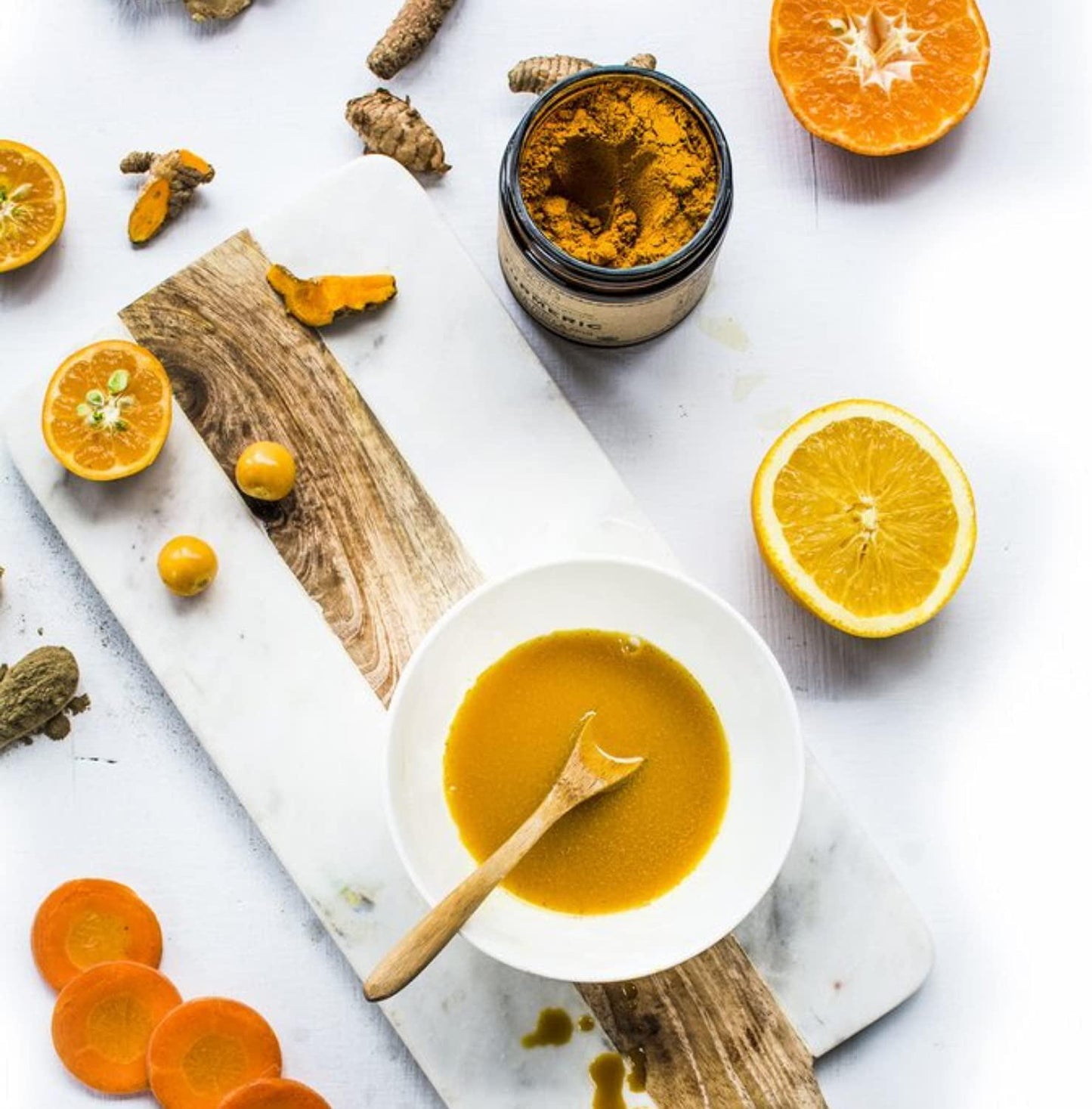 Anima Mundi Organic Heirloom Turmeric - Pure Turmeric Root Powder to Support Skin, Muscles and Joints, No Additives (4oz / 114g)