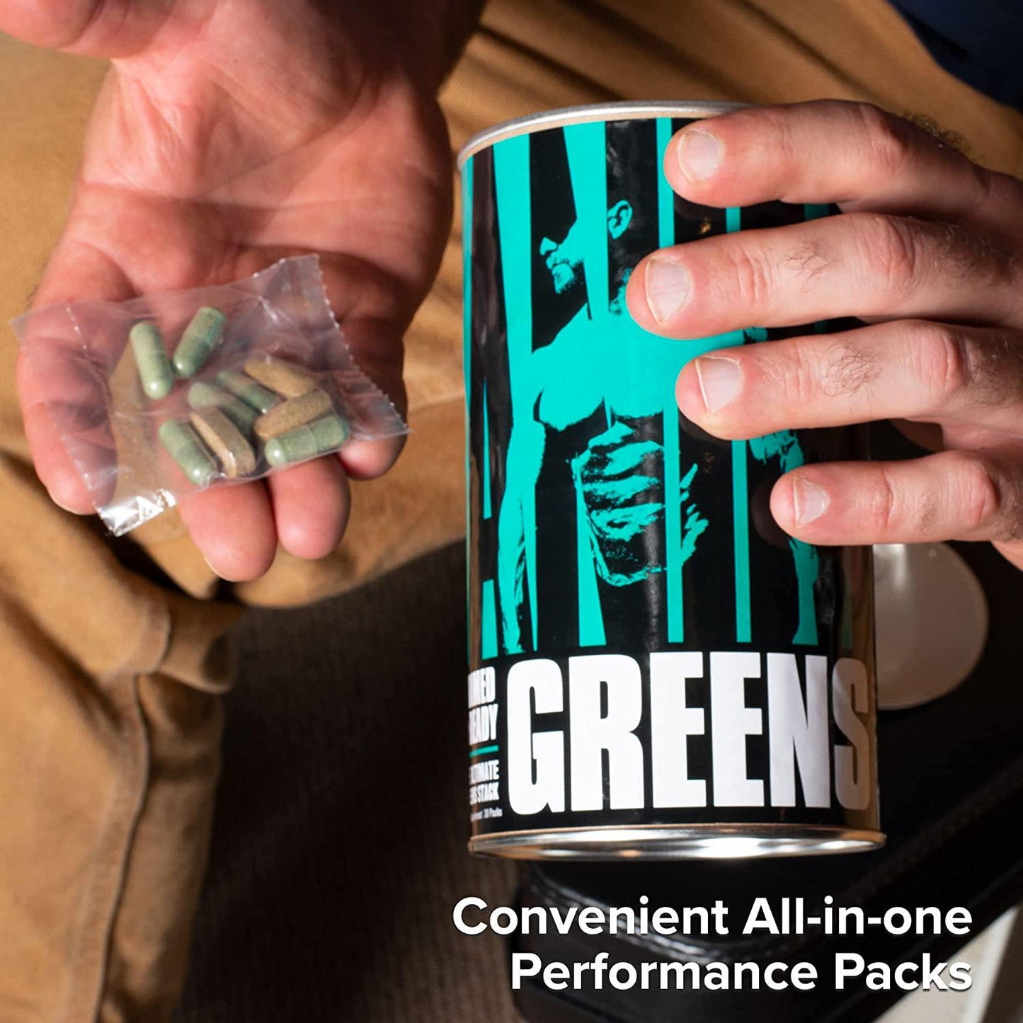 Animal Greens Pak Whole Food Prebiotic and Digestion Blend, 30 Count