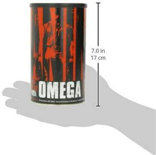 Animal Omega - Omega 3 6 Supplement - Fish Oil, Flaxseed Oil, Salmon Oil, Cod Liver, Herring, and more - 10 Sources of Omegas and EFAs - Full dose of EPA, DHA, CLA + Absorption Complex - 30 Day Pack