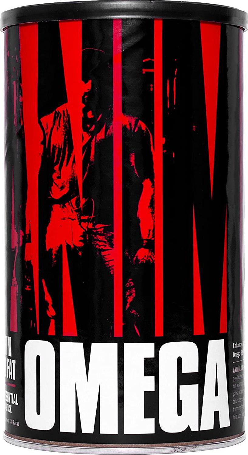 Animal Omega - Omega 3 6 Supplement - Fish Oil, Flaxseed Oil, Salmon Oil, Cod Liver, Herring, and more - 10 Sources of Omegas and EFAs - Full dose of EPA, DHA, CLA + Absorption Complex - 30 Day Pack