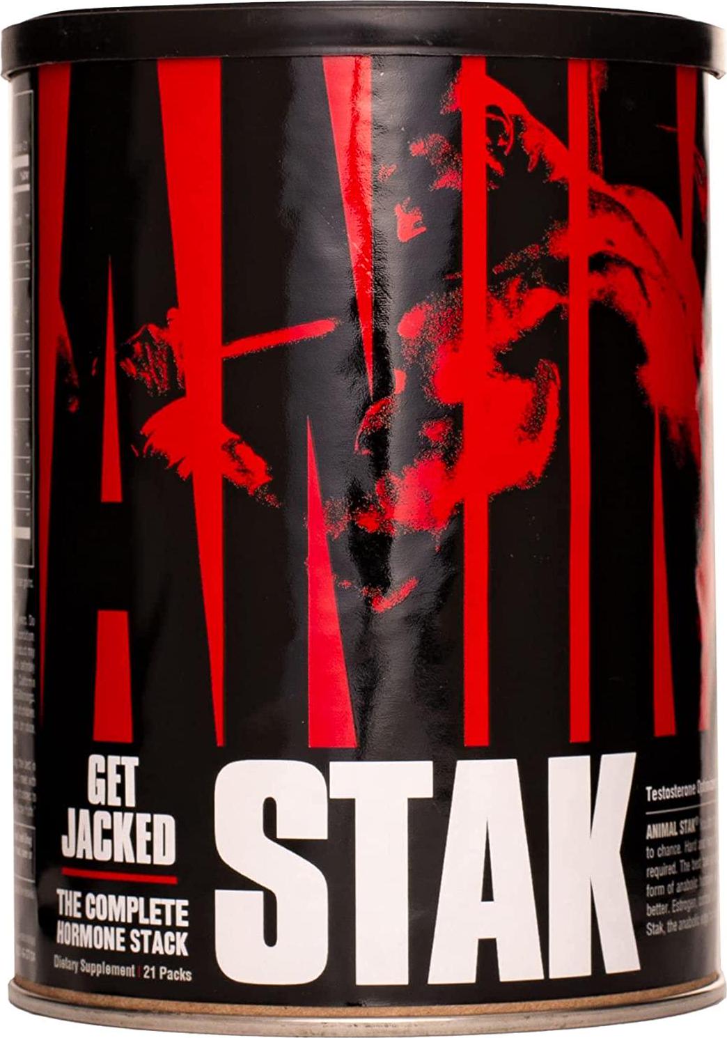 Animal Stak - Natural Hormone Booster Supplement with Tribulus - Natural Testosterone Booster for Bodybuilders and Strength Athletes - With Estrogen Blockers - 1 Month Cycle