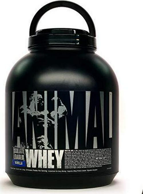 Animal Whey Isolate Whey Protein Powder Isolate Loaded for Post Workout and Recovery Low Sugar with Highly Digestible Whey Isolate Protein - Vanilla - 4 Pounds