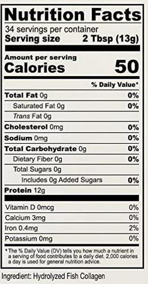 Anthony's Hydrolyzed Marine Collagen Peptides, 1Lb, Gluten Free, Paleo and Keto Friendly