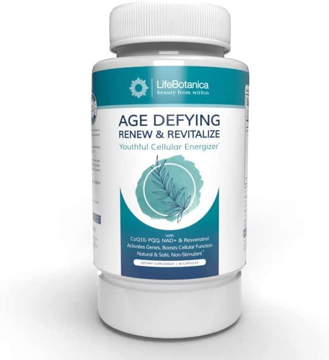 Anti-Aging Formula Scientifically Proven - Promotes Cell Rejuvenation and Activates SirT1 Longevity Gene - Slows Aging With Powerful Vitamins and ResVinol - Maintains Organ Health - Stay Vibrantly Young