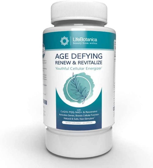 Anti-Aging Formula Scientifically Proven - Promotes Cell Rejuvenation and Activates SirT1 Longevity Gene - Slows Aging With Powerful Vitamins and ResVinol - Maintains Organ Health - Stay Vibrantly Young