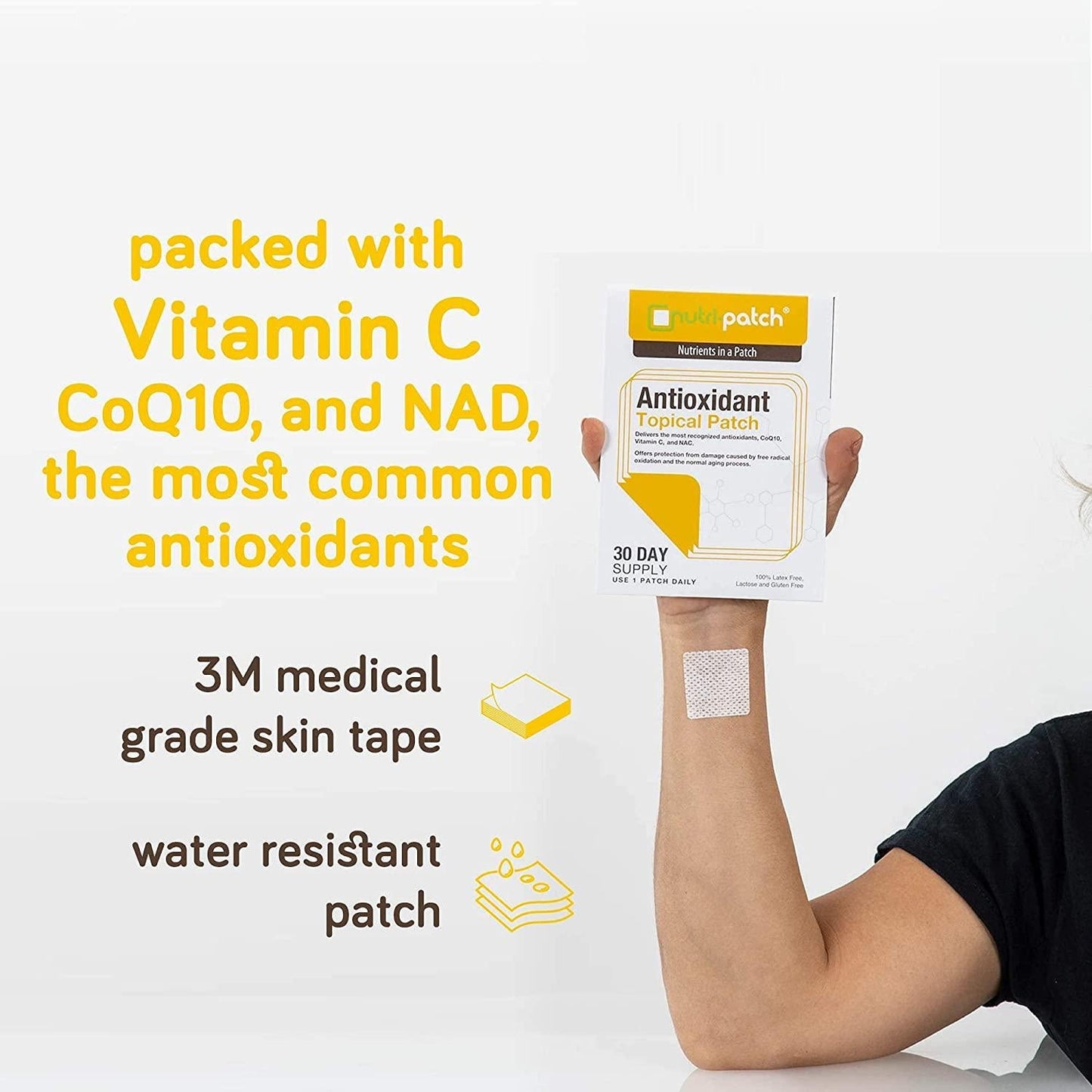 Antioxidant Topical Nutrients in a Patch from NUTRI-PATCH