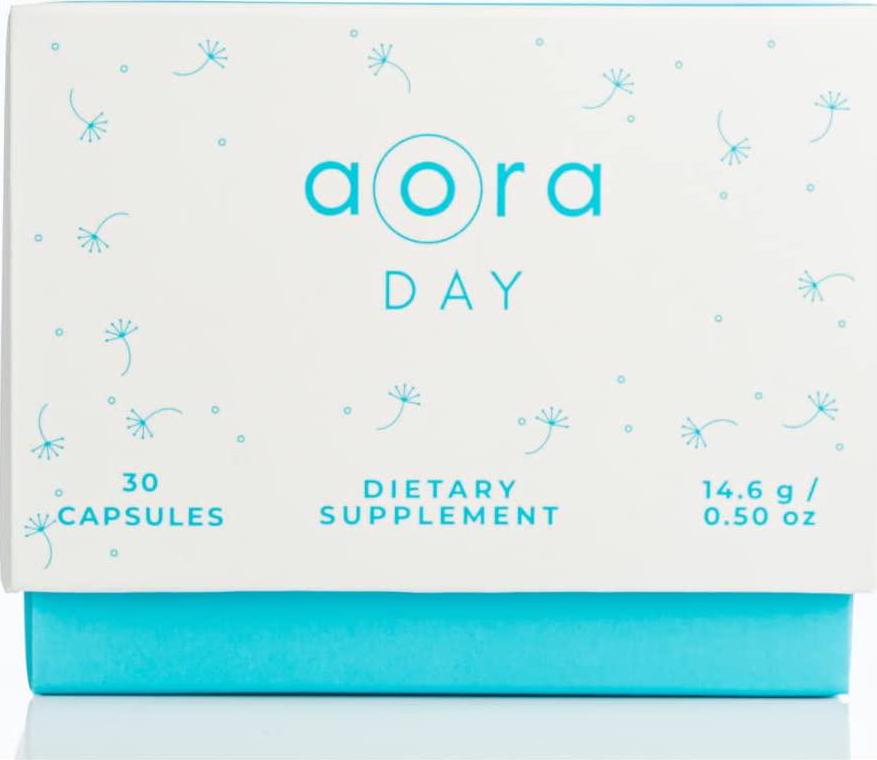 Aora Day Natural Immune Support Supplements – Clinically Proven Energy Booster Supplement – Saffron, Magnesium, Rhodiola Rosea, Vitamin B6 and Ashwagandha – 30 Capsules (1 Month)