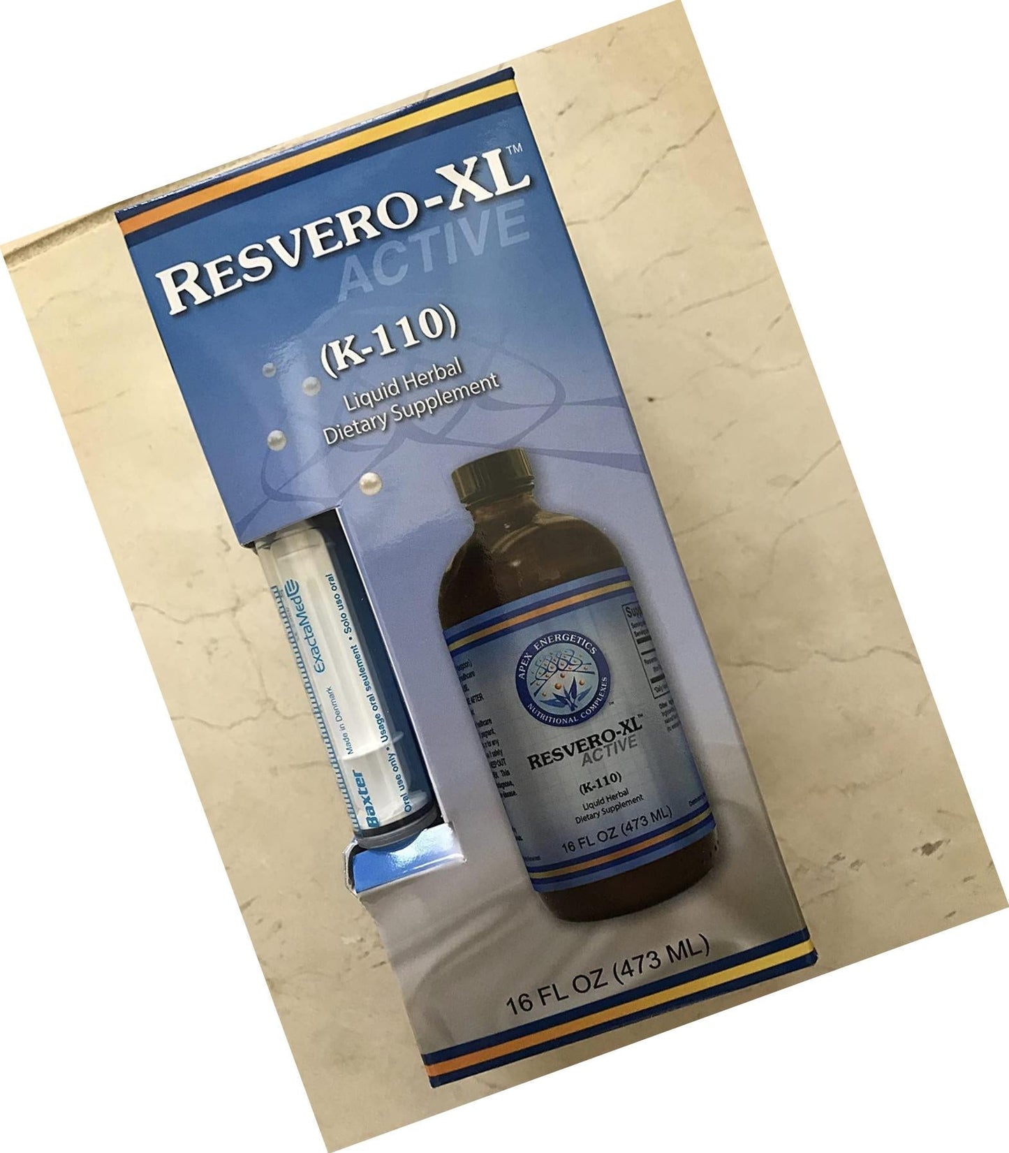 Apex Energetics K-110 Resvero Active (16 Fl. Oz.)
