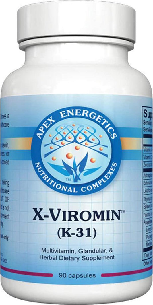 Apex Energetics -X-Viromin (K-31) 90 Capsules