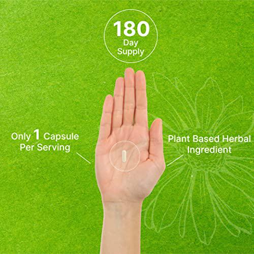 Apigenin 50mg, 180 Capsules, 6 Months Supply | Most Bioavailable Plant (Chamomile) Extract Bioflavonoids - Apigenin Supplement for Sleep, Relaxation and Mood, Third Party Tested and Made in The USA