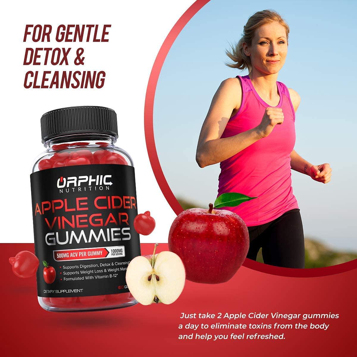 Apple Cider Vinegar Gummies + Elderberry Gummies - Formulated to Support Healthy Weight, Normal Energy Levels and Gut Health* - Immune System Support*