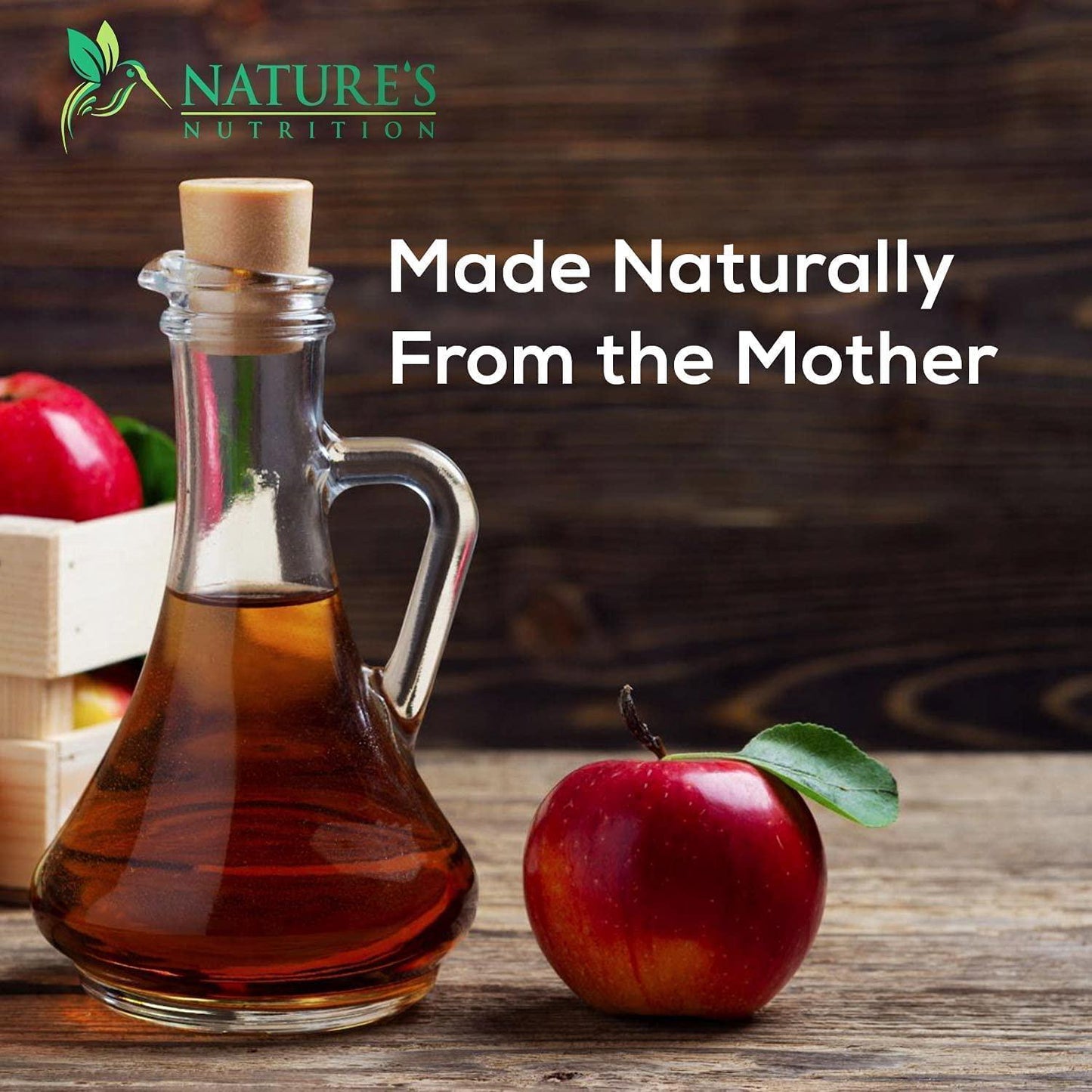 Apple Cider Vinegar Gummies for Natural Health Support 1000mg - Premium Natural ACV Gummy Vitamin - Cleanse - Folic Acid, Beet Juice, Pomegranate - Non-GMO - 120 Gummies