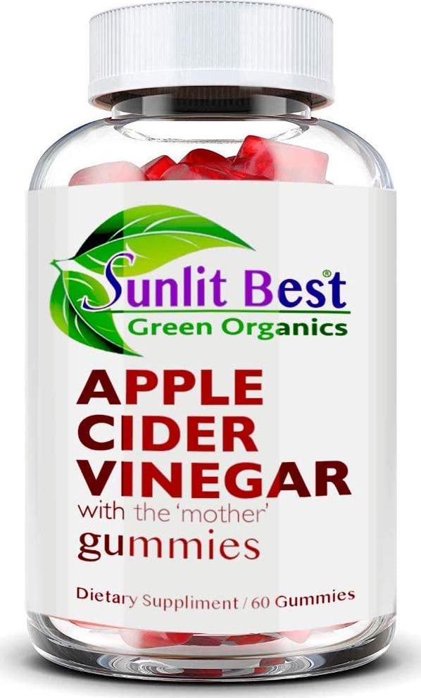 Apple Cider Vinegar Vitamins with The Mother, Delicious Immunity, Gluten Free Detox, Vegan, 100% Natural, Non-GMO, No Soy, No Gelatin, B12, B6, Beet, Carrot and Pomegranate - 1 Month Supply