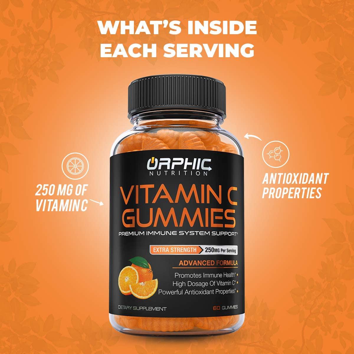 Apple Cider Vinegar + Vitamin C Gummies - Formulated to Support Healthy Weight, Normal Energy Levels and Gut Health* - Made up of Vitamin C Antioxidants for Adults and Kids*
