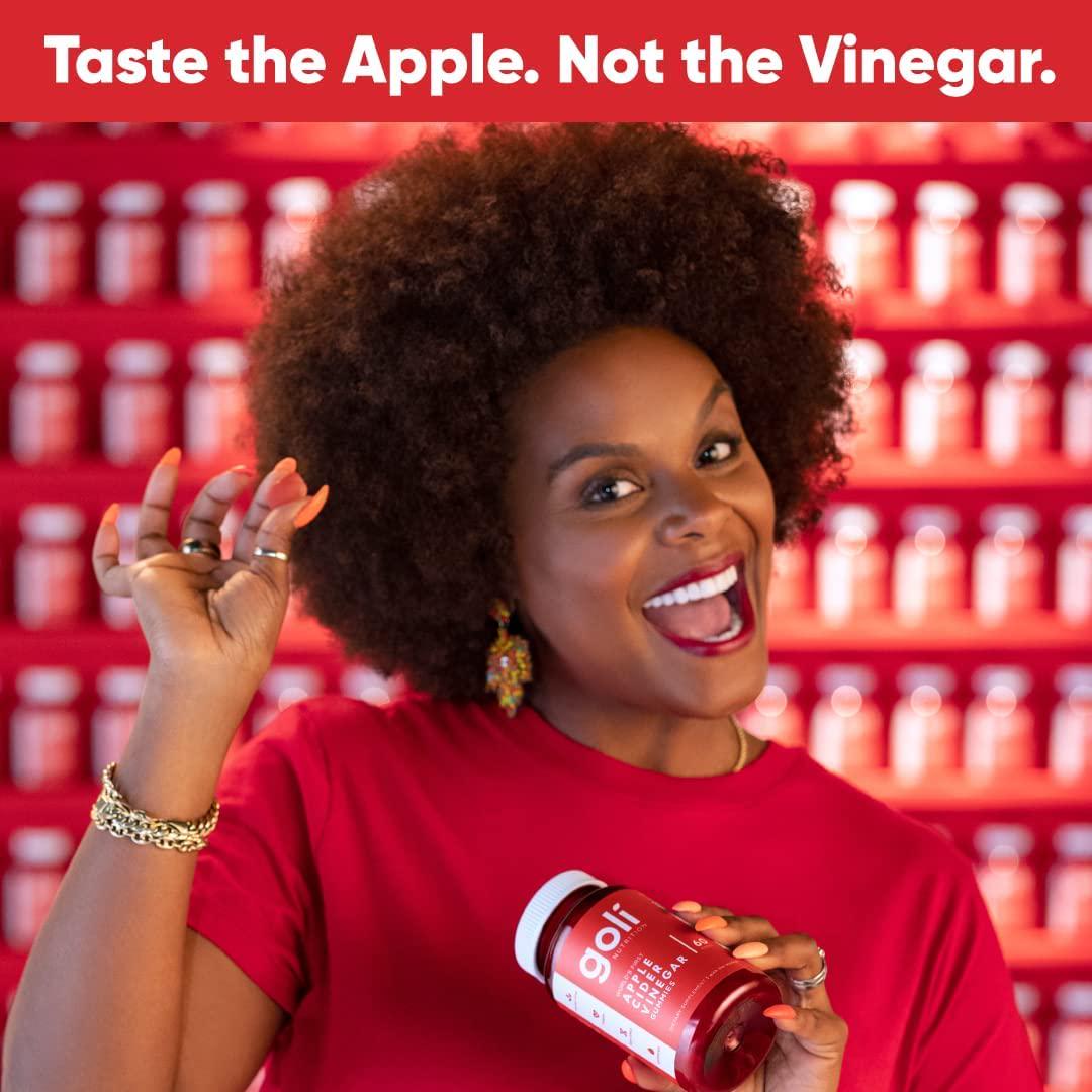 Apple Cider Vinegar Gummy Vitamins and ASHWA Vitamin D Gummy by Goli - Immunity and Detox - Apple Cider, Ashwagandha and Vitamin D Gummies