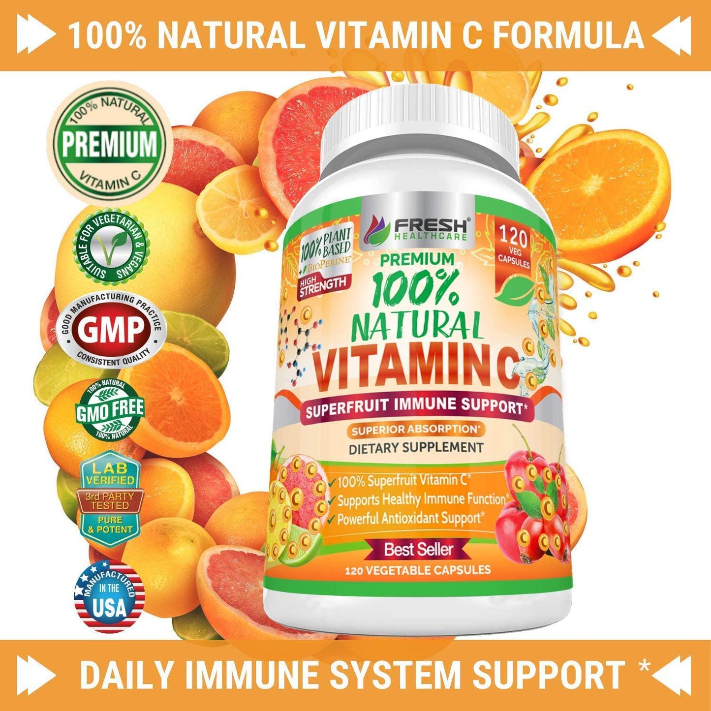Apple Cider Vinegar and Natural Vitamin C - Bundle
