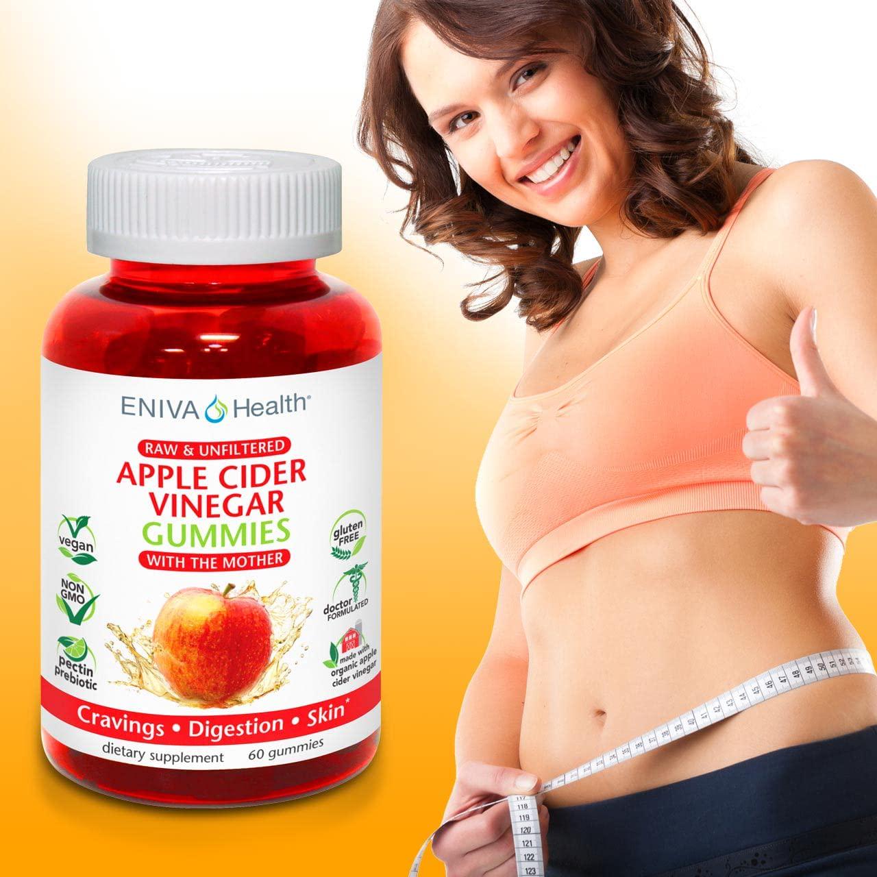 Apple Cider Vinegar Gourmet Gummy Vitamins 2 Pack 120 Ct USDA Organic ACV Vegan Gluten Free Non-GMO with The Mother B9 B12 Beetroot Pomegranate Weight Loss Energy Curb Cravings Detox Cleanse Immunity