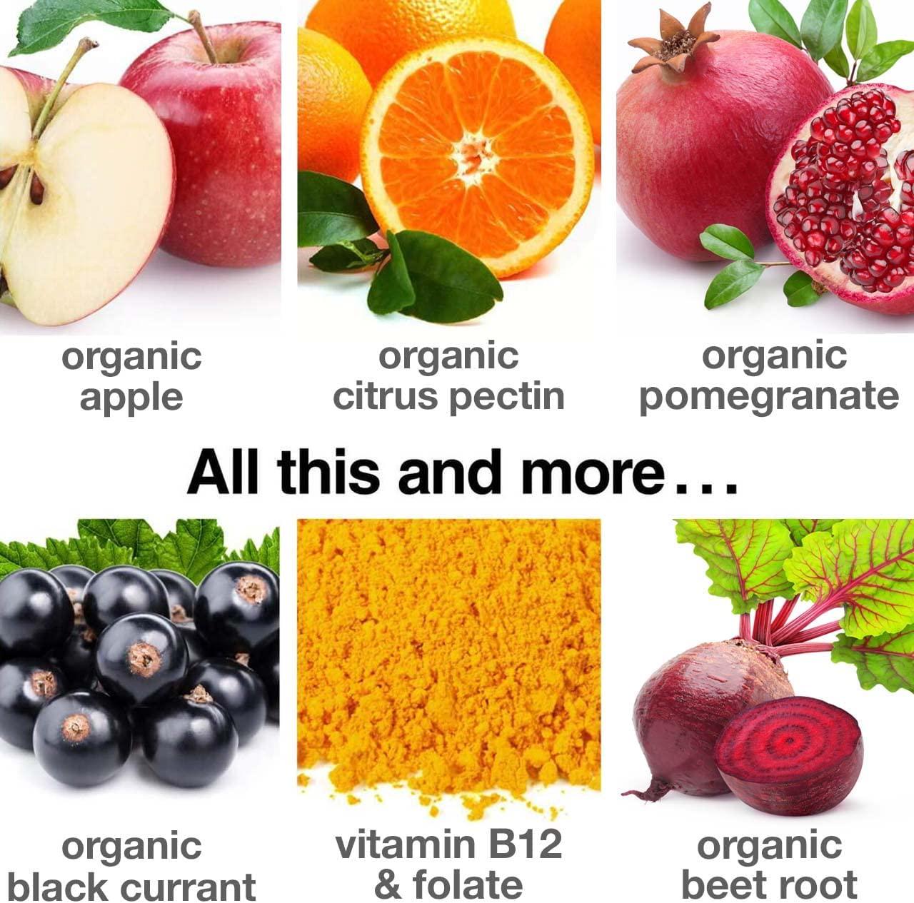 Apple Cider Vinegar Gourmet Gummy Vitamins 2 Pack 120 Ct USDA Organic ACV Vegan Gluten Free Non-GMO with The Mother B9 B12 Beetroot Pomegranate Weight Loss Energy Curb Cravings Detox Cleanse Immunity