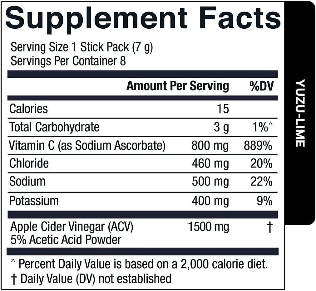 Apple Cider Vinegar Gummies from The Mother and Sugar Free Hydration Powder Packets - Variety Pack | 24 Stick Packs | Energy, Improved Performance, Digestion, and Immune Support