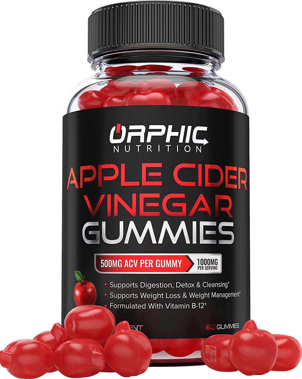 Apple Cider Vinegar Gummies + Elderberry Gummies - Formulated to Support Healthy Weight, Normal Energy Levels and Gut Health* - Immune System Support*