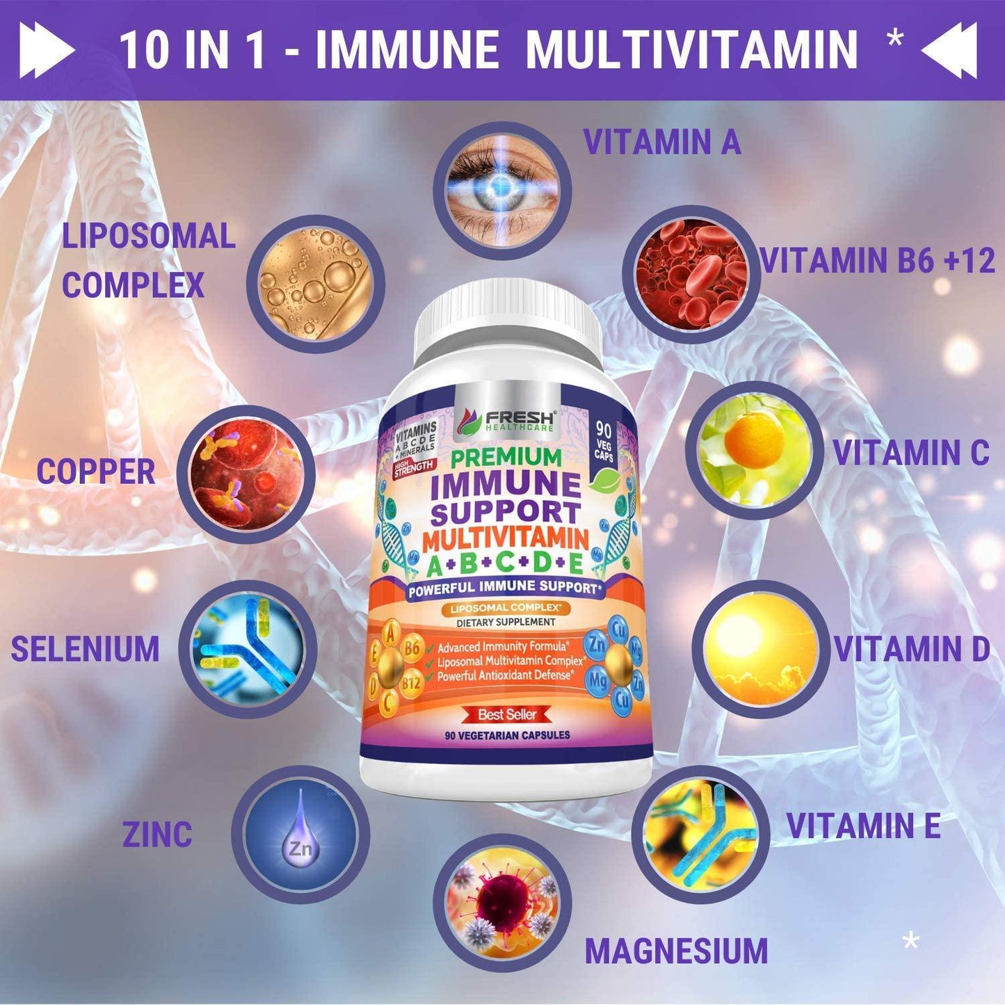 Apple Cider Vinegar and Immune Support Mutlivitamin Bundle