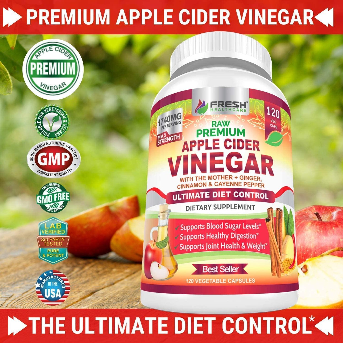 Apple Cider Vinegar and Immune Support Mutlivitamin Bundle