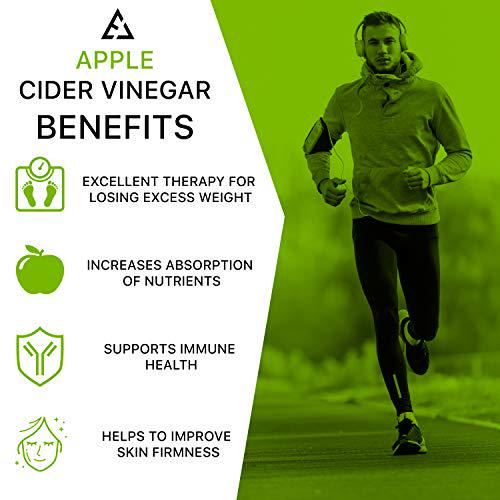 Apple Cider Vinegar Capsules - 100 Capsules 2250 MG - Organic Apple Cider Vinegar Pills for Cleanse and Detox - ACV Supplement for Immune System