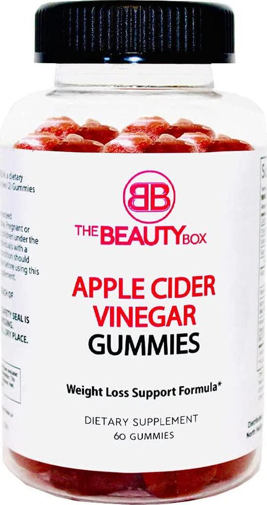 Apple Cider Vinegar Gummies - ACV Supplement with Vitamin B12 for Energy, Immune Boost, Weight Loss - Natural, Gluten-Free, Non-GMO - Delicious ACV Gummy for Adults (1 Pack)