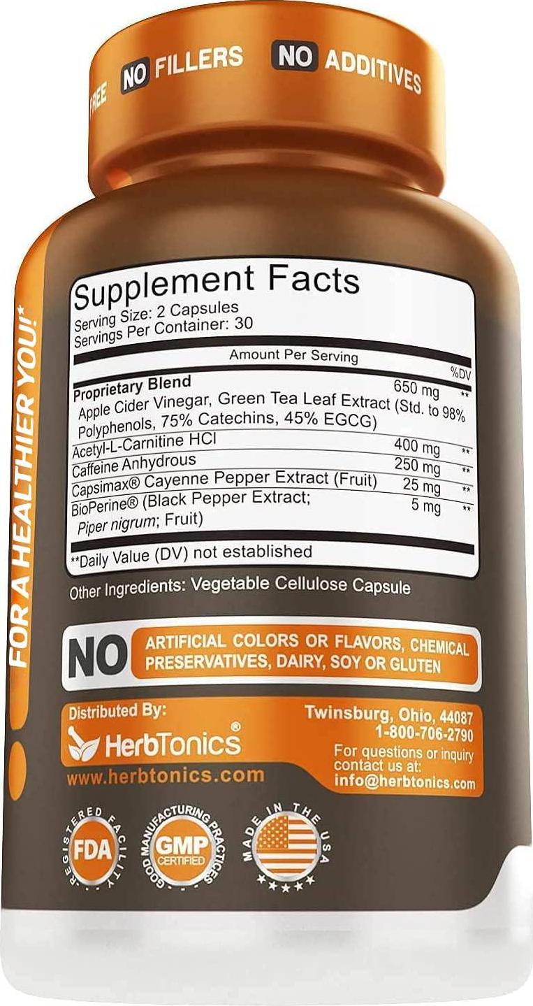 Apple Cider Vinegar Plus Keto with Burner + Weight Loss Pills Fat Burner for Night Time + Thermogenic Fat Burner