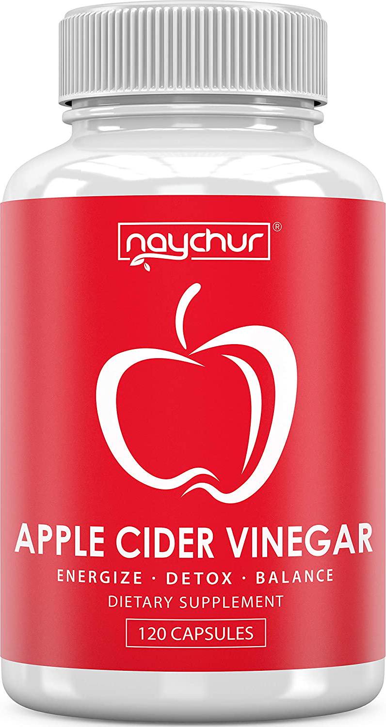 Apple Cider Vinegar Capsules - Detox Cleanse Diet Pills That Work Fast For Women Men Support Weight Management Metabolism Hunger Appetite Control - Natural Bloating Relief Supplements ACV Capsules