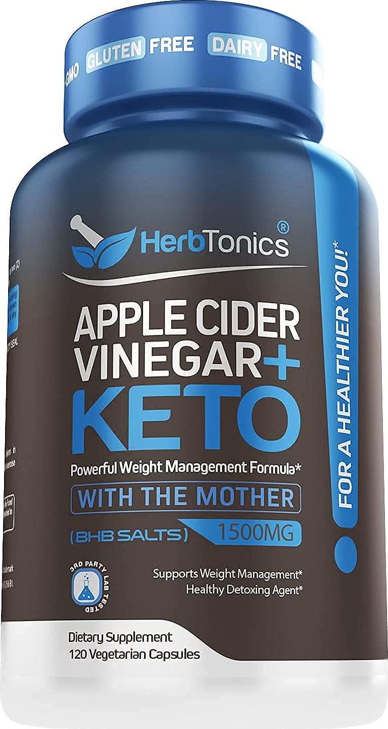 Apple Cider Vinegar Plus Keto BhB Salts with Night Time Fat Burner Bundle