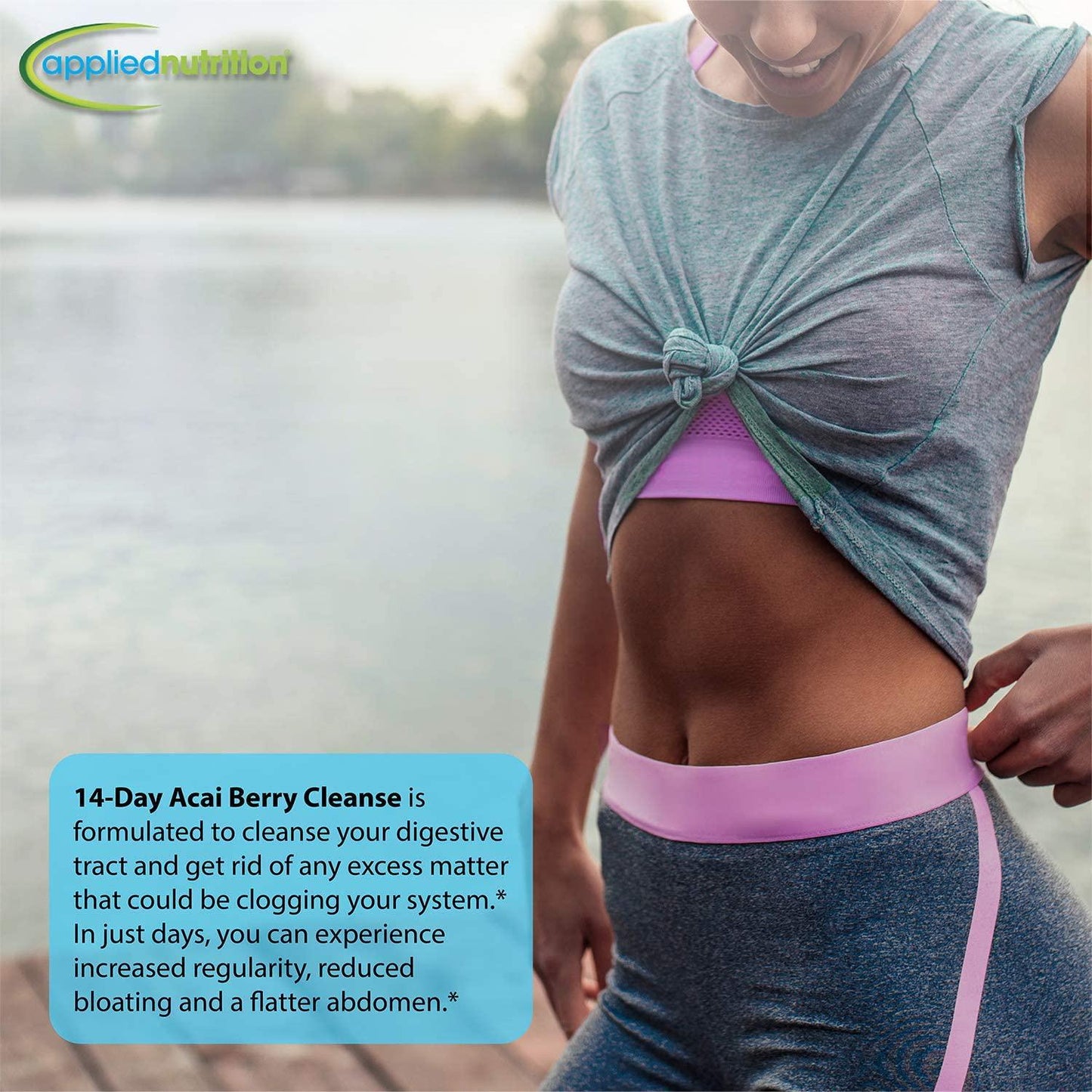 Applied Nutrition 14-Day Acai Berry Cleanse Tablets 56 ct, Pack of 3