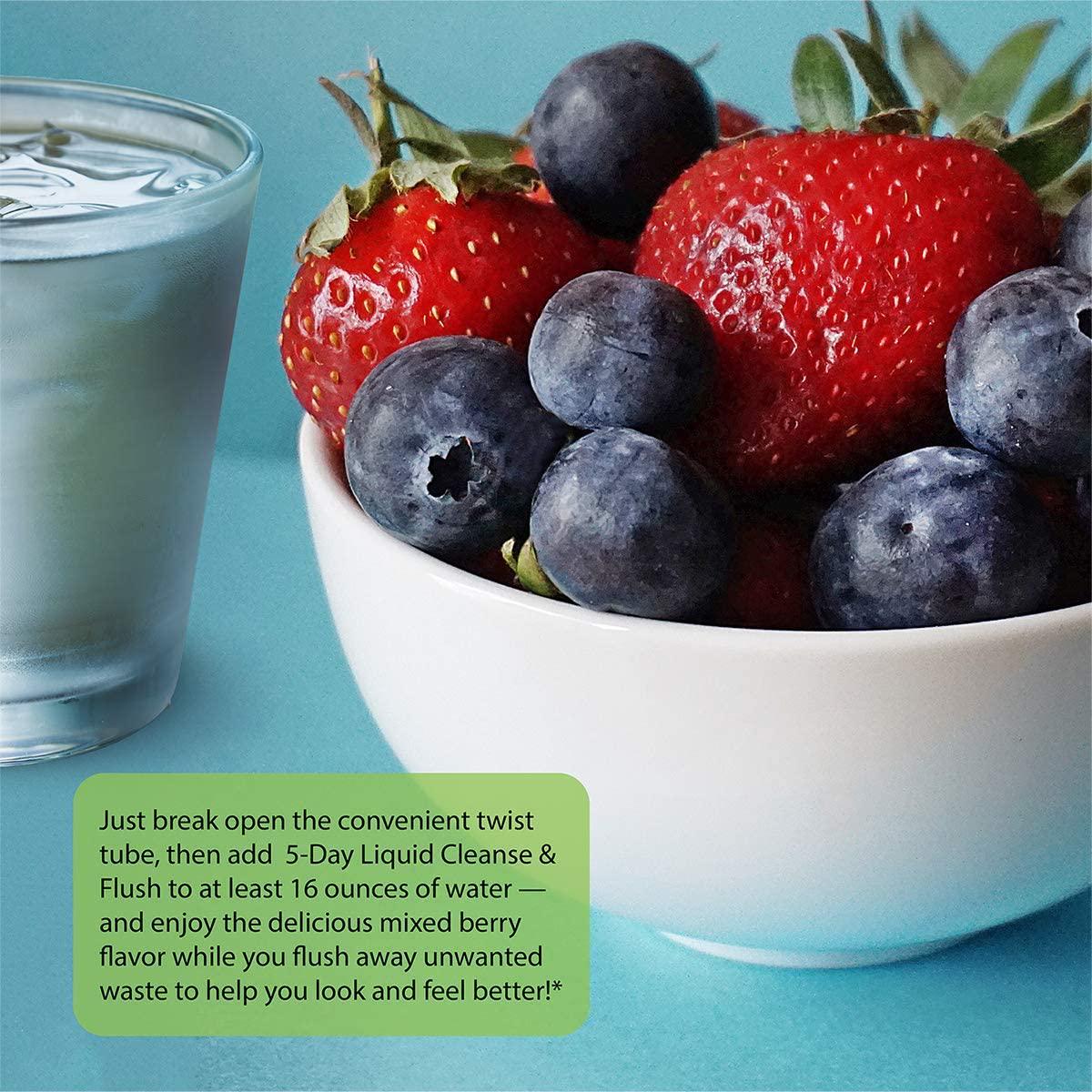 Applied Nutrition 5-Day Liquid Cleanse and Flush,10-Twist Tubes Box 3.3D fl oz Each (Pack of 2)