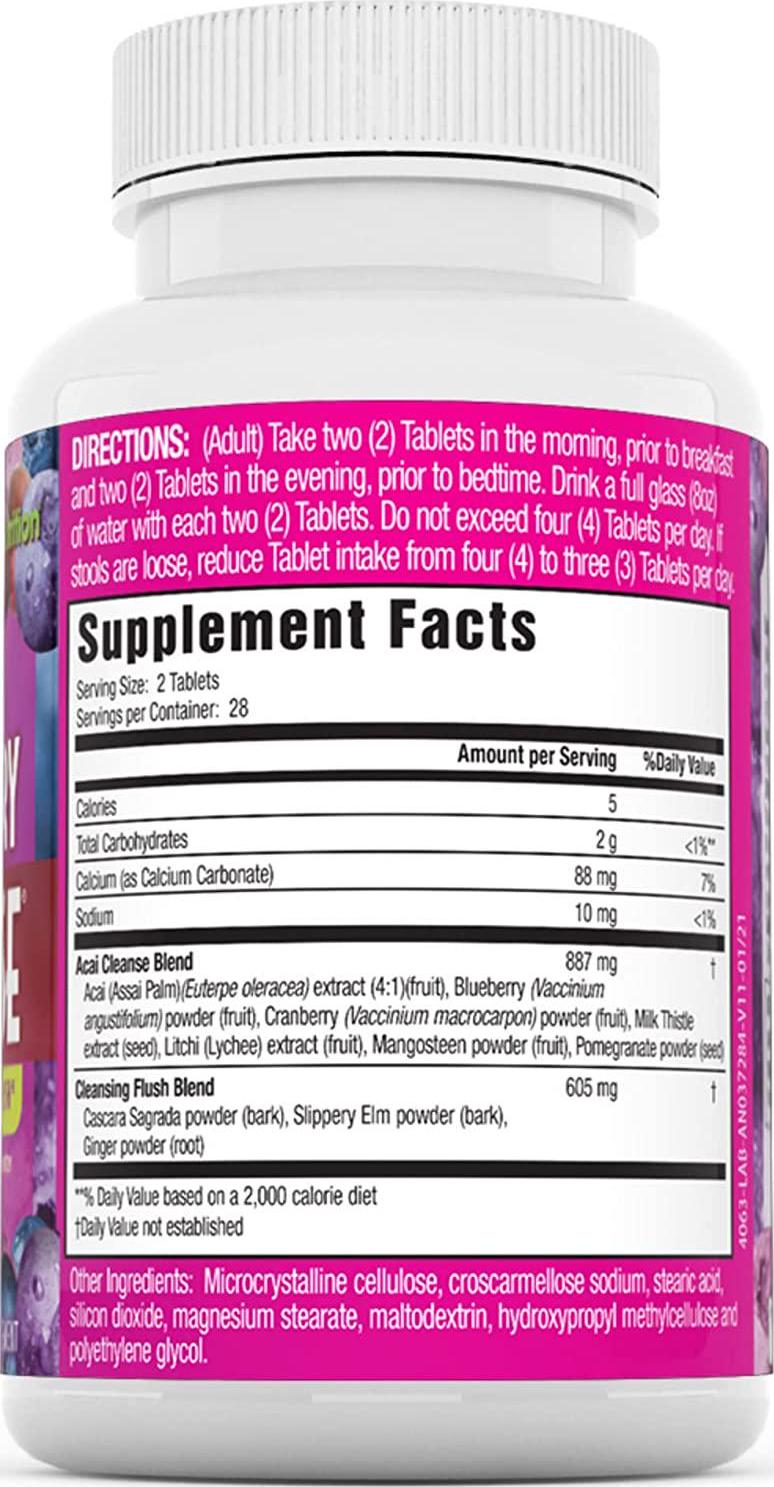 Applied Nutrition Acai Berry Cleanse 56 Count (Pack of 2)