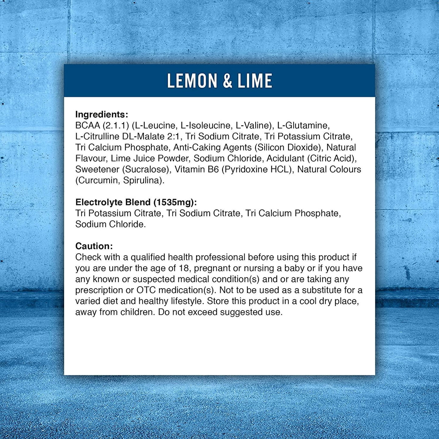 Applied Nutrition BCAA 450 g Lemon and Lime Amino-Hydrate Sports Supplement