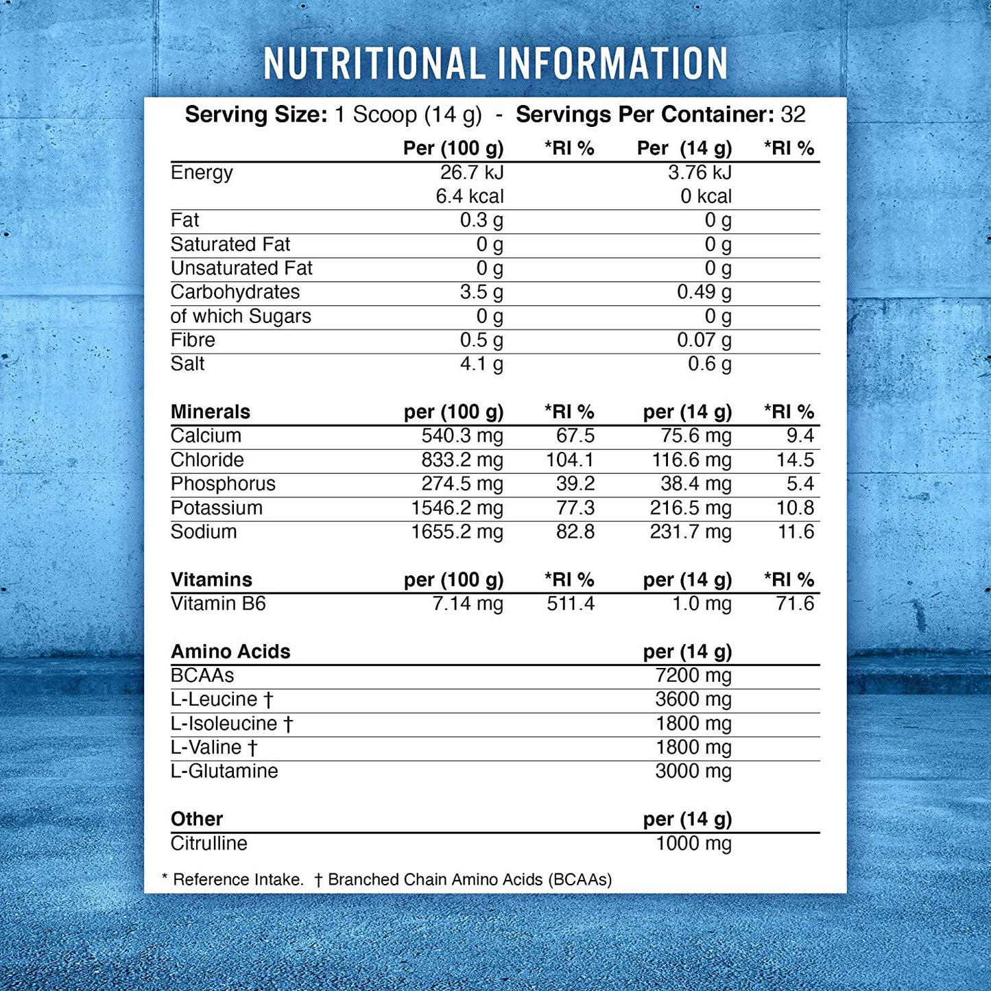 Applied Nutrition BCAA 450 g Orange Mango Amino-Hydrate Sports Supplement