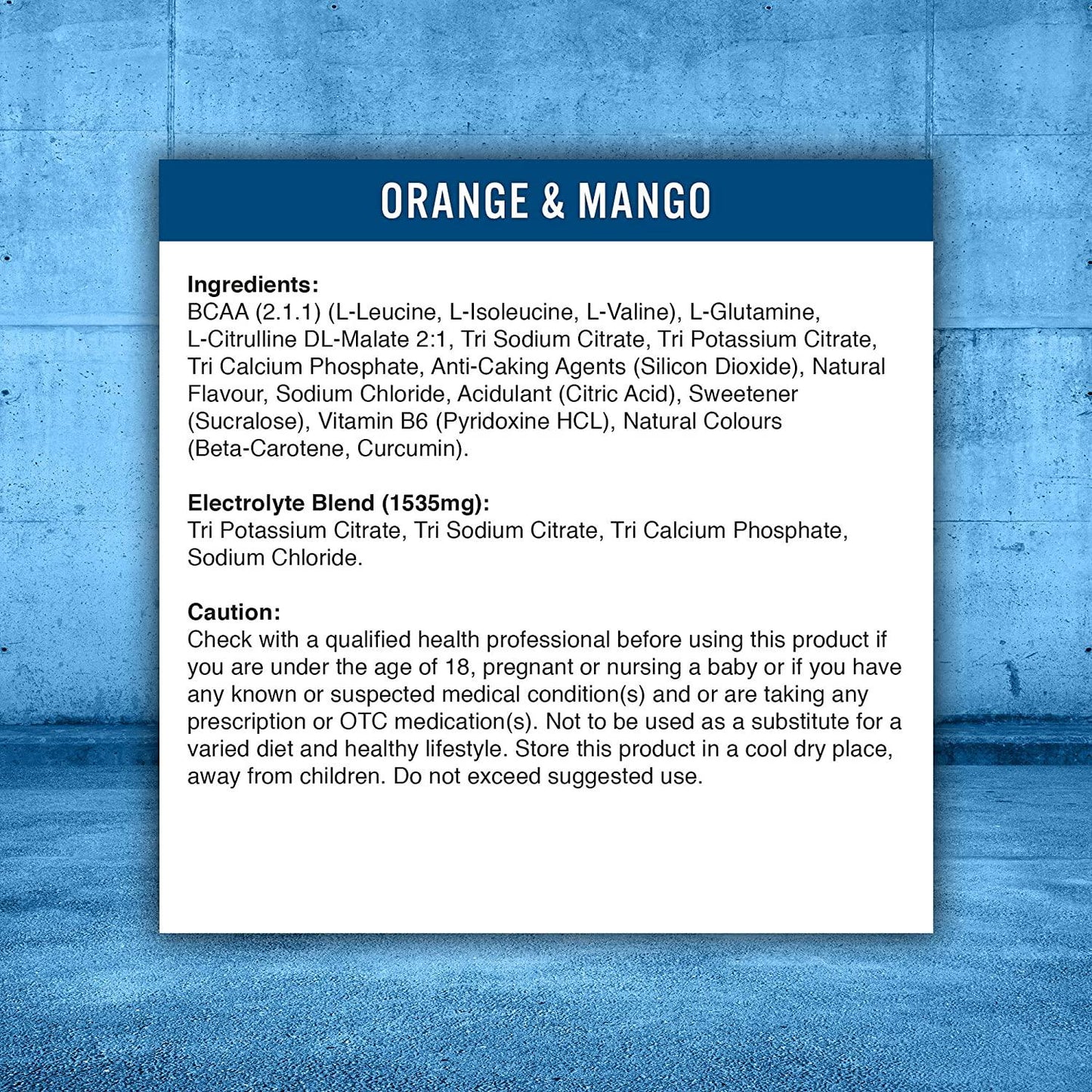 Applied Nutrition BCAA 450 g Orange Mango Amino-Hydrate Sports Supplement