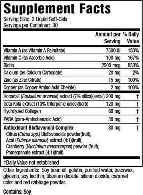 Applied Nutrition Longer, Stronger Hair and Nails, 60-count (Pack 2)