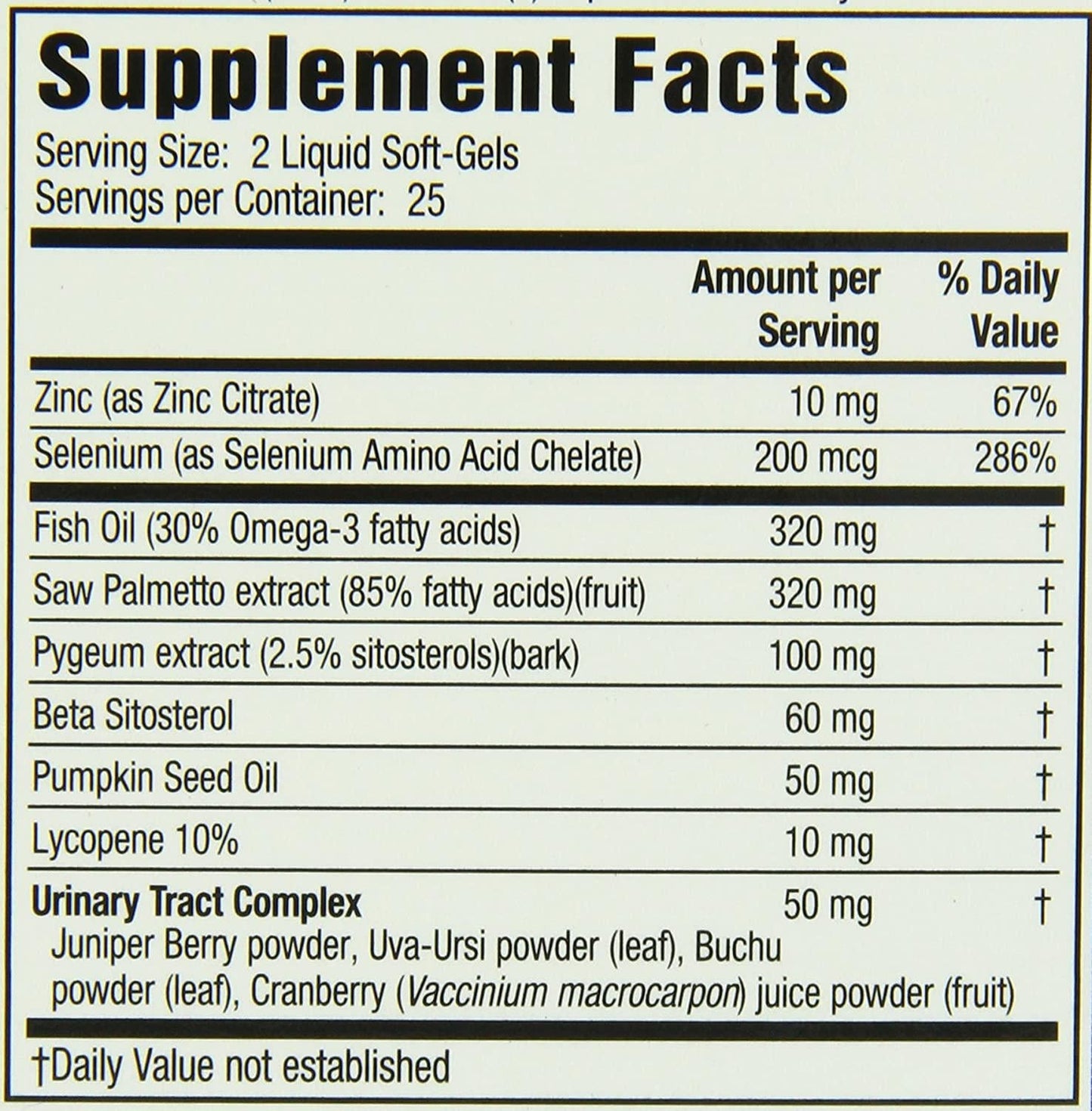 Applied Nutrition Prostate Defense, 50-Count